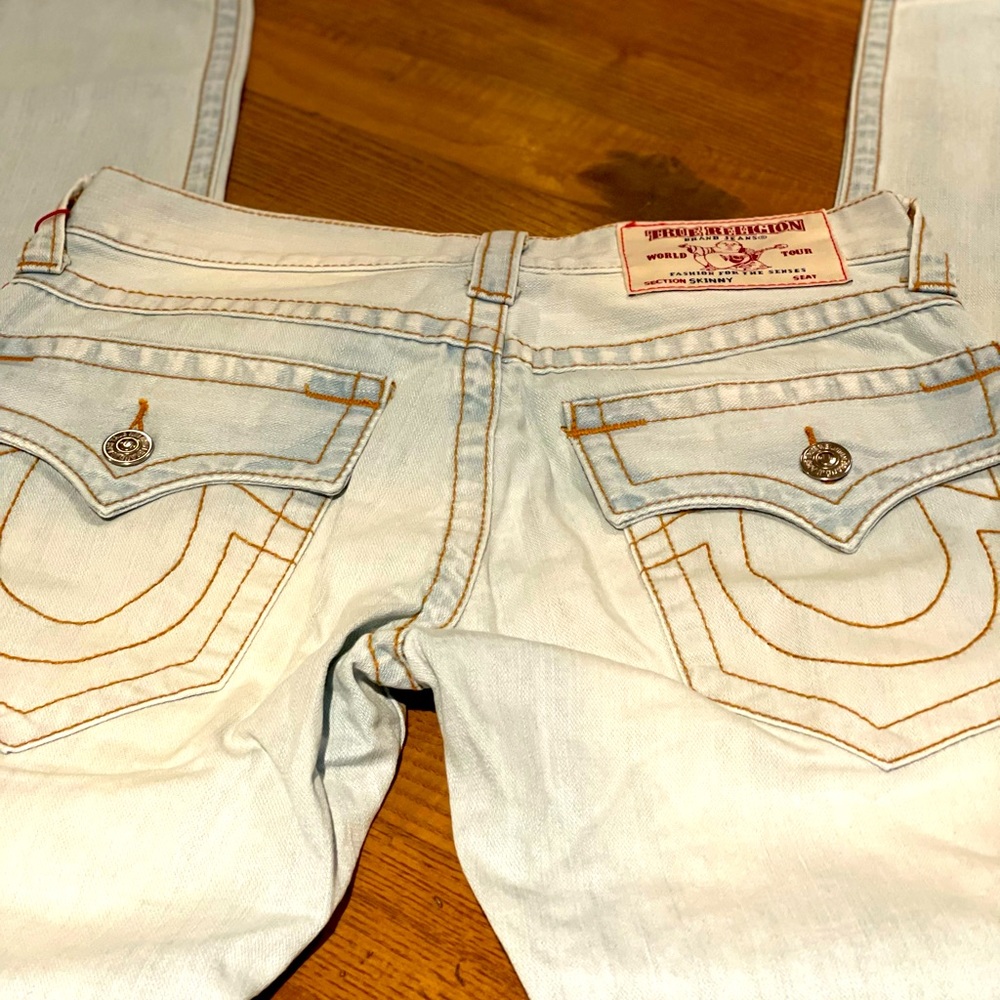 Up for sale brand new with tags true religion skinny jeans